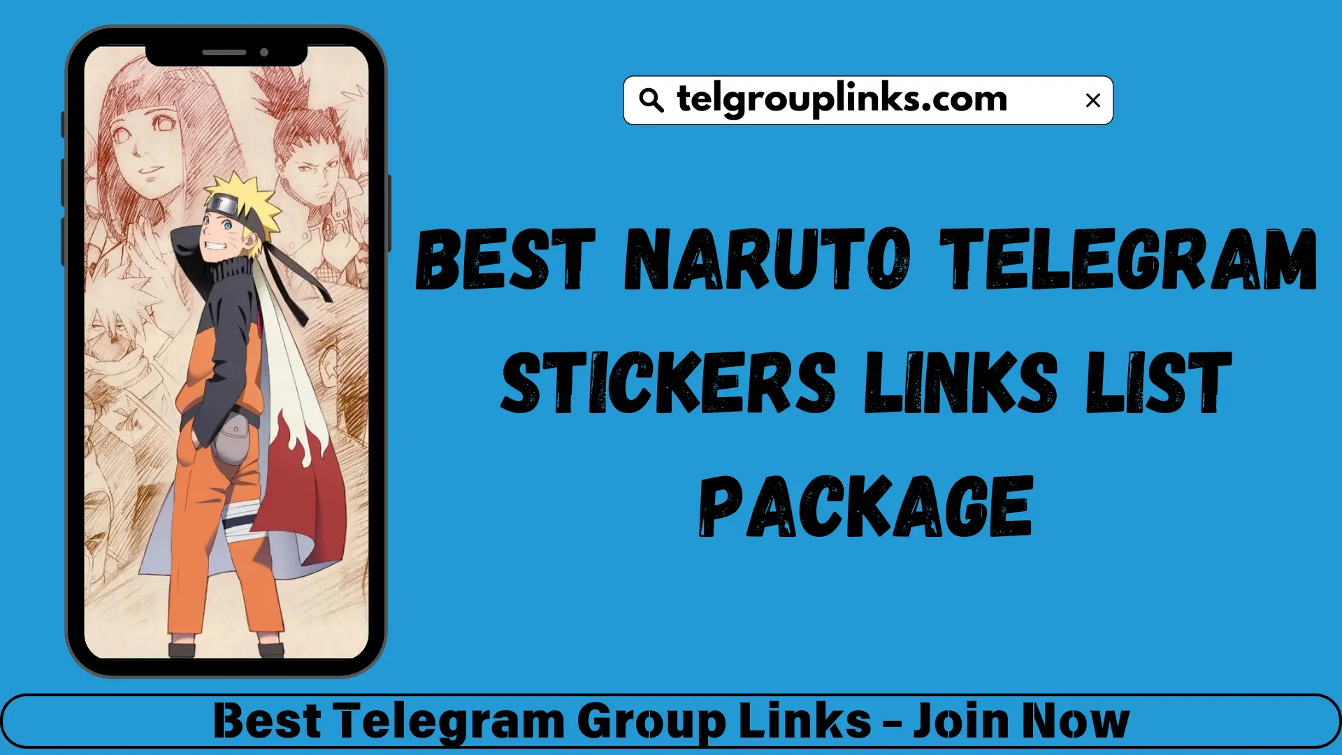 Best Naruto Telegram Stickers Links list Package